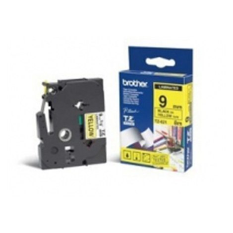 Brother | 621 | Laminated tape | Thermal | Black on yellow | Roll (0.9 cm x 8 m) - 2